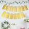 5.5 feet Gold Baby Month Milestone Paper Hanging 1st Birthday GARLAND Party